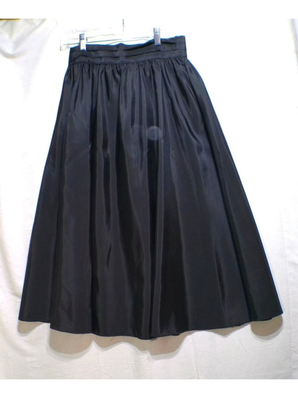 Vintage Jessica's Gunnies Skirt Taffeta Black Juniors Size 9 Formal Occasion